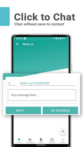 Mesej Je: Direct Chat & CRM - Image screenshot of android app