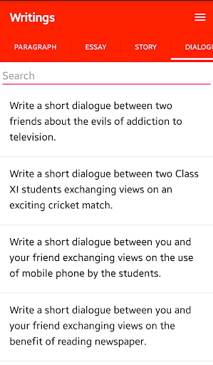 Writing - Easy, Paragraph, Story - Image screenshot of android app