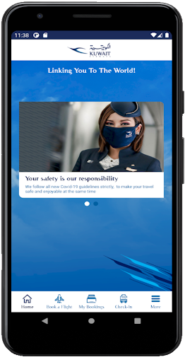 Kuwait Airways - Image screenshot of android app