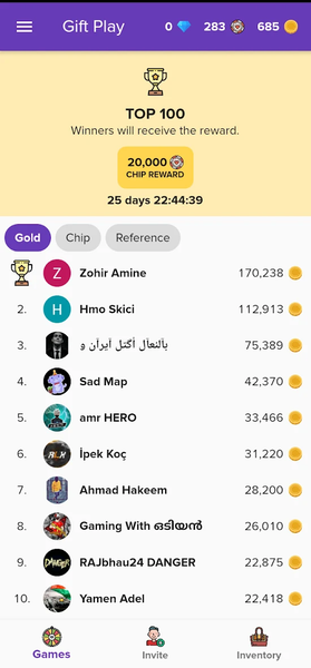 Gift Play - Earn Game Codes - عکس برنامه موبایلی اندروید