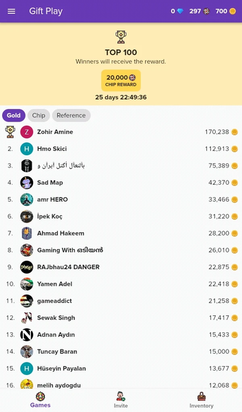 Gift Play - Earn Game Codes - عکس برنامه موبایلی اندروید