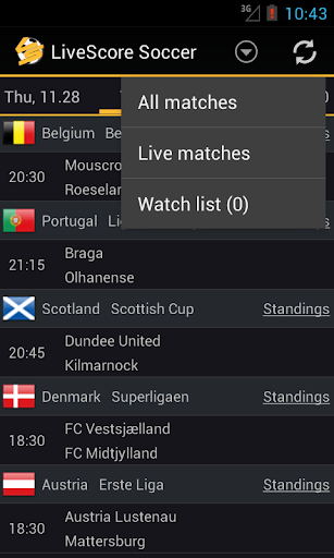 Download LiveScore Football App for Android Bazaar