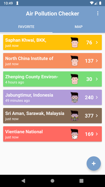 Air Pollution Checker - عکس برنامه موبایلی اندروید