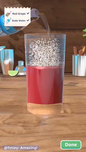 Drink Mixer 3D - Gameplay image of android game