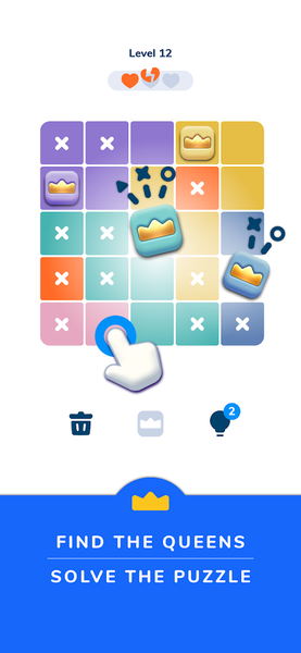 Queens Master: Sudoku Puzzle - Gameplay image of android game