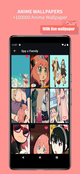 +100000 Anime Live Wallpapers - Image screenshot of android app