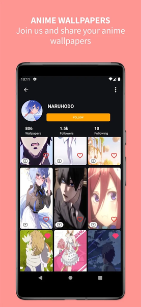 +100000 Anime Live Wallpapers - Image screenshot of android app