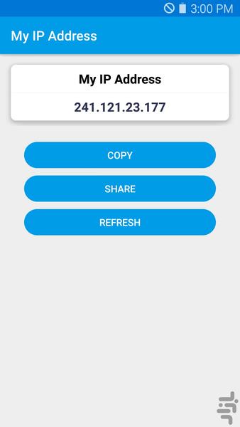 آدرس IP من - آدرس IP را بررسی کنید - عکس برنامه موبایلی اندروید