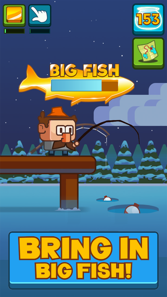 Clickbait - Tap to Fish - Gameplay image of android game