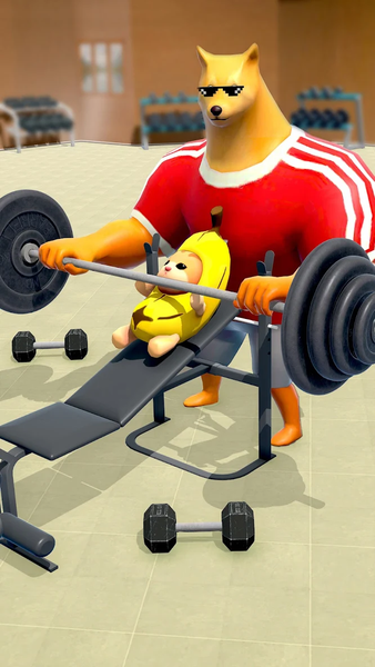 Epic Banana Survival- Cat Game - Gameplay image of android game
