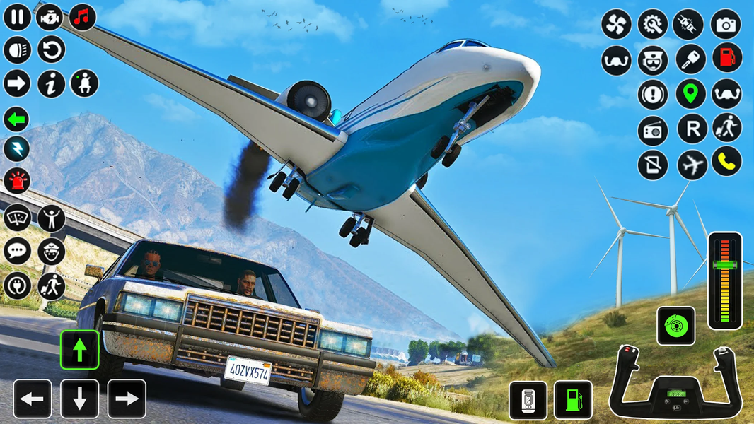 Flight Sim 3D: Airplane Games - Gameplay image of android game