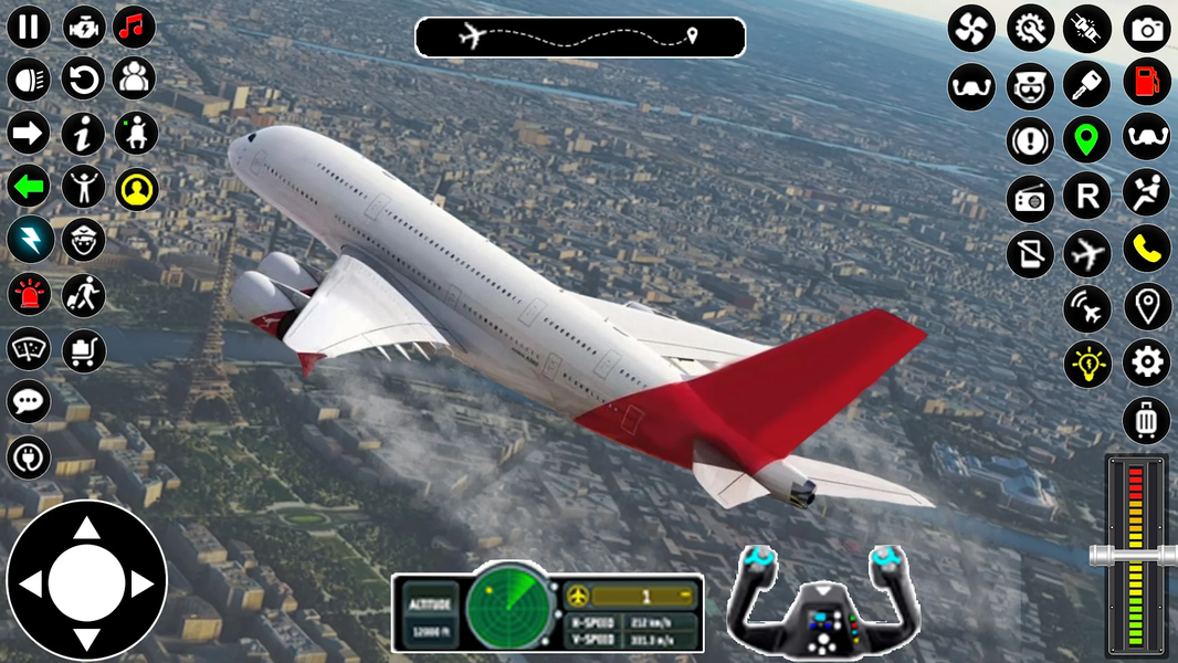 Flight Sim ۳D: Airplane Games - عکس بازی موبایلی اندروید
