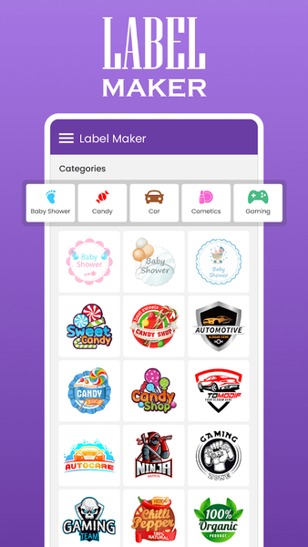 Label Maker Apps for Business - عکس برنامه موبایلی اندروید