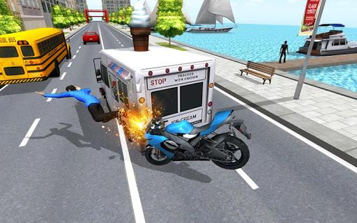 Moto Racing 3D - Gameplay image of android game