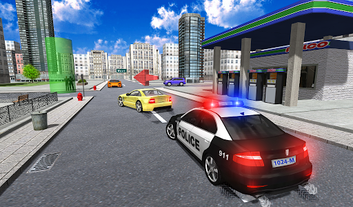 Police Car Driver City - Gameplay image of android game