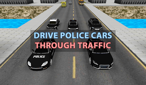 Police Car Racer - Gameplay image of android game