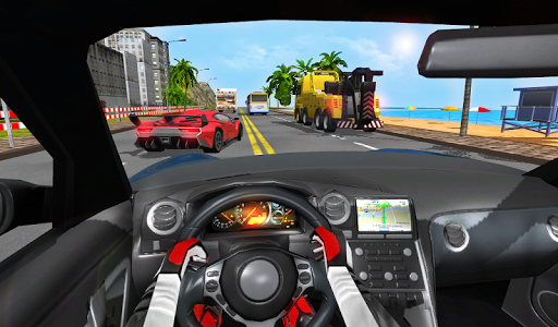 Racing In Car Turbo - Gameplay image of android game