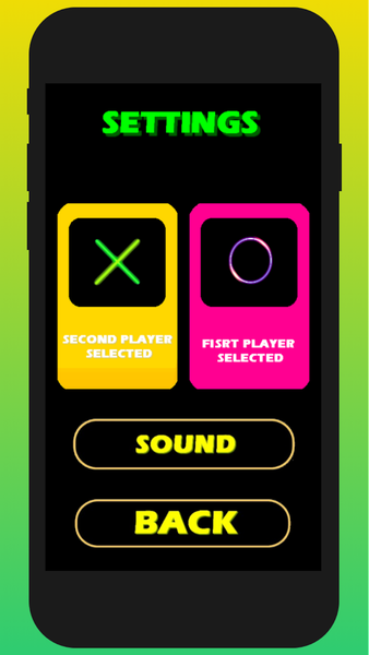 Tic Tac Toe Glow 2 player - عکس بازی موبایلی اندروید