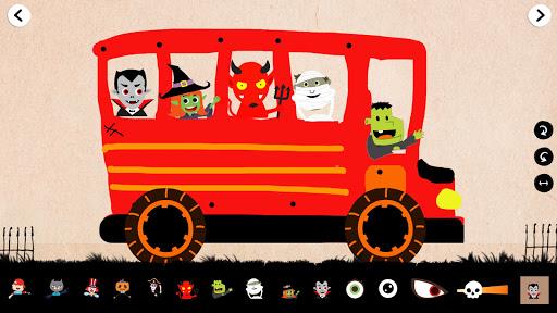 Labo Halloween Car-Kids Game - Image screenshot of android app