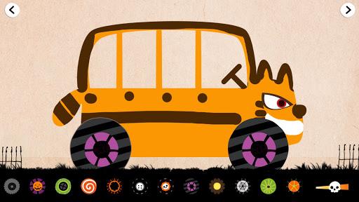 Labo Halloween Car-Kids Game - Image screenshot of android app
