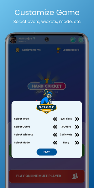 Hand Cricket - Team Battles - عکس بازی موبایلی اندروید