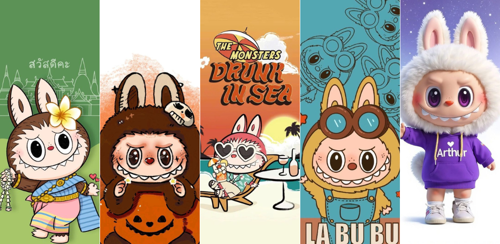 Cute Labubu Wallpaper - عکس برنامه موبایلی اندروید