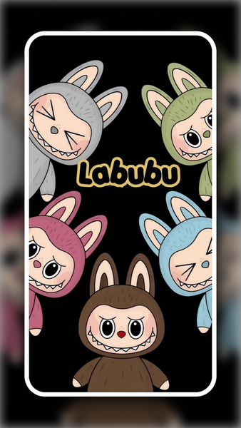 Labubu 4K Live Wallpapers HD - Image screenshot of android app