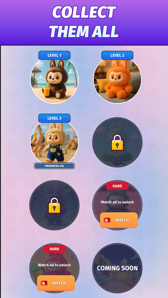 Labubu Puzzle - Gameplay image of android game
