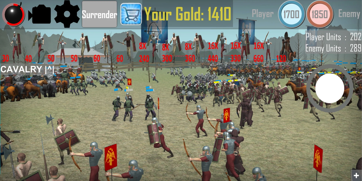 Rome & Seljuk: Wars of Empires - Gameplay image of android game