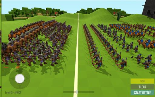 Medieval Battle Simulator Game - Gameplay image of android game