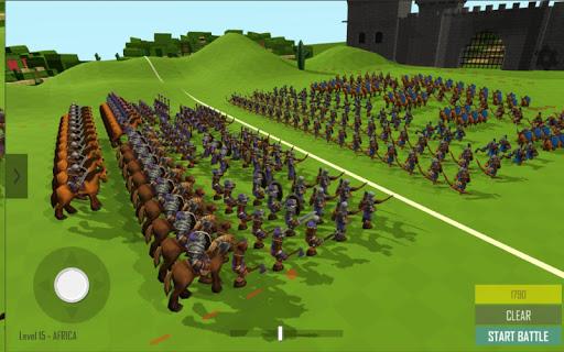 Medieval Battle Simulator Game - Gameplay image of android game