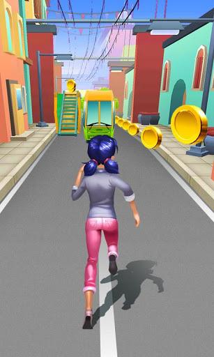 Railway Train lady Surfs - Gameplay image of android game