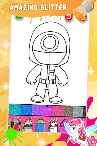 Princess Cartoon Coloring Mask - Image screenshot of android app