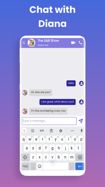 Diana and Roma Fake Video Call - Image screenshot of android app