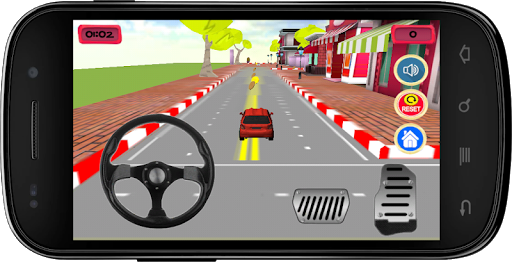 Conduire la voiture en ville - Gameplay image of android game