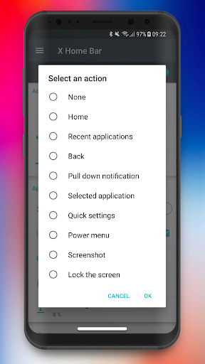 X Home Bar - Free - Image screenshot of android app