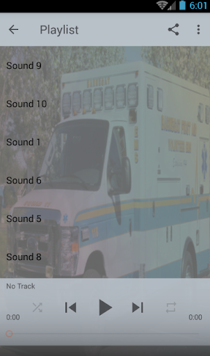 Ambulance sounds - Image screenshot of android app