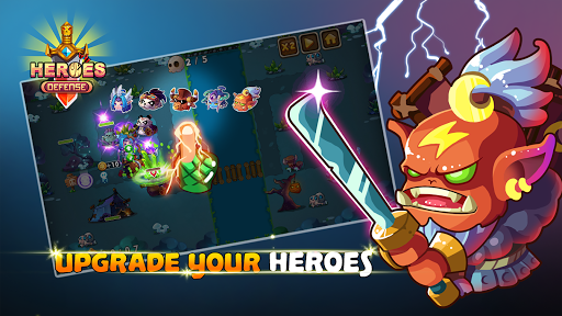 Heroes Defender - Gameplay image of android game