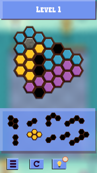 Hexagonal Pieces: Merge - Image screenshot of android app