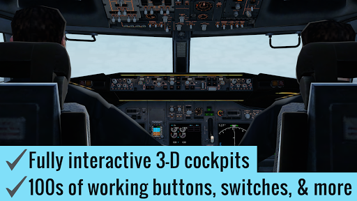 X-Plane Flight Simulator - عکس بازی موبایلی اندروید