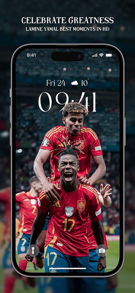 Soccer Wallpapers Lamine Yamal - Image screenshot of android app