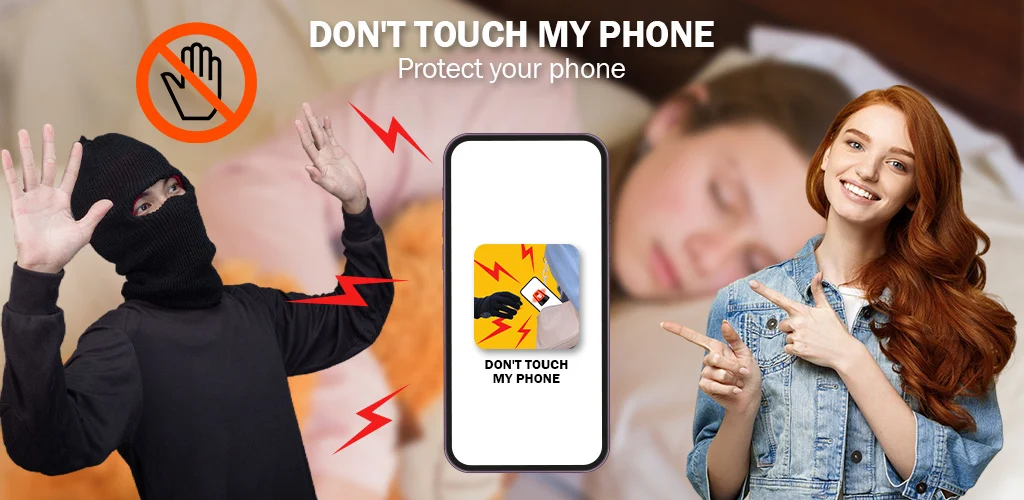 AntiTheft : Don't Touch Phone - عکس برنامه موبایلی اندروید