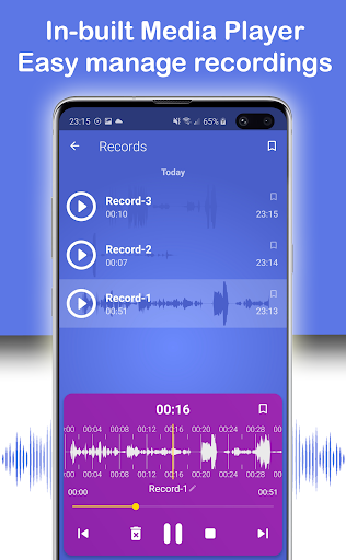 Smart Voice Recorder - عکس برنامه موبایلی اندروید