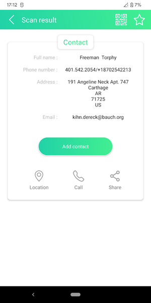 QR/Barcode Reader for Android - عکس برنامه موبایلی اندروید