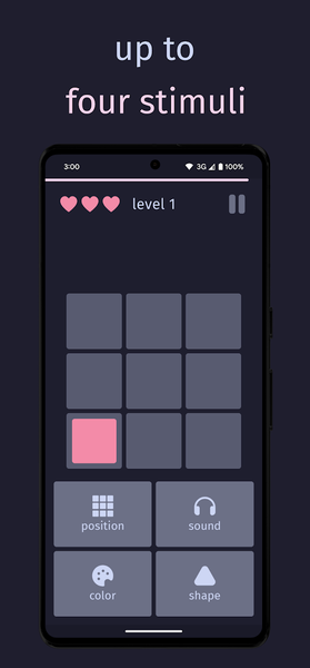 Dual N-Back Ultimate - Gameplay image of android game
