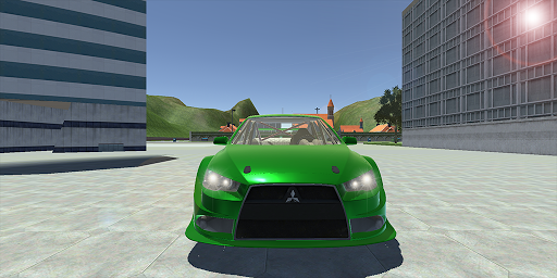 Lancer Evo Drift Simulator - Gameplay image of android game