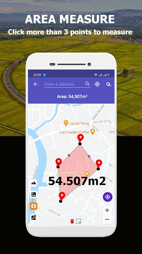 Land Area Measurement - Image screenshot of android app