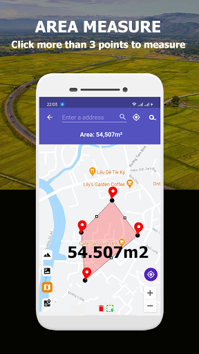 Land Area Measurement - عکس برنامه موبایلی اندروید