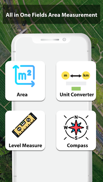 GPS Fields Area  Measurement - عکس برنامه موبایلی اندروید