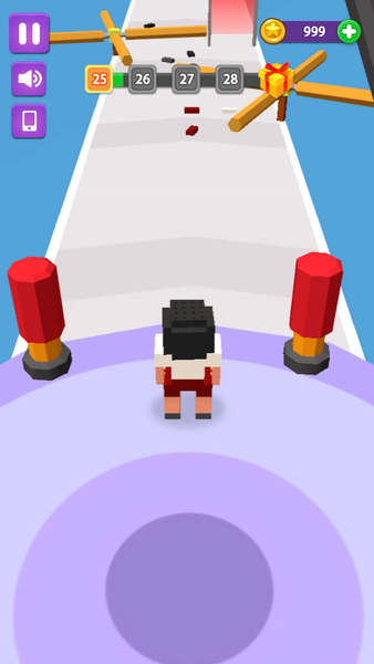 Blocks Rush-The Fastest - Gameplay image of android game